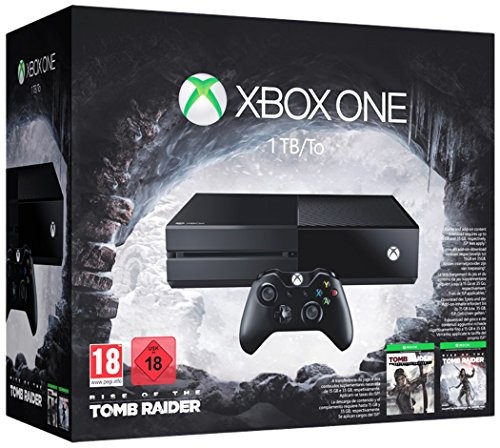 Xbox One - Konsole 1TB + Tomb Raider + Rise of the Tomb Raider (mit OVP) (gebraucht) NEUWERTIG USK18
