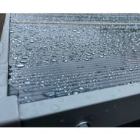 Metall Kaminholzregal Anthrazit 143 x 70 x 145 cm Garten – Bild 5