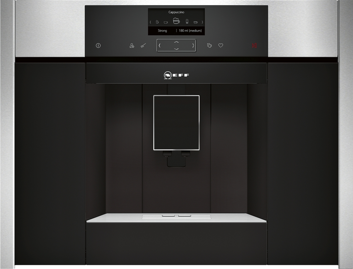 Neff CKS1561N ( C15KS61N0 ) Einbau-Kaffeevollautomat schwarz, Edelstahl