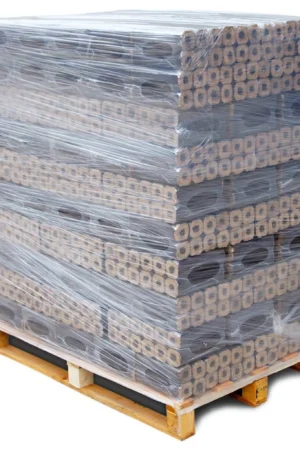 PINI KAY Premium Holzbriketts aus Buchenholz, 96 x 10kg Briketts, 960kg Palette
