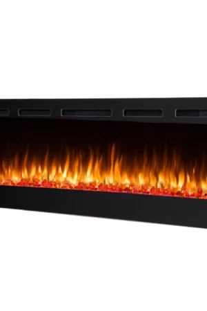 RICHEN Fiamma 68" Elektrokamin - Elektrischer Einbaukamin mit Heizung 1000/2000 W