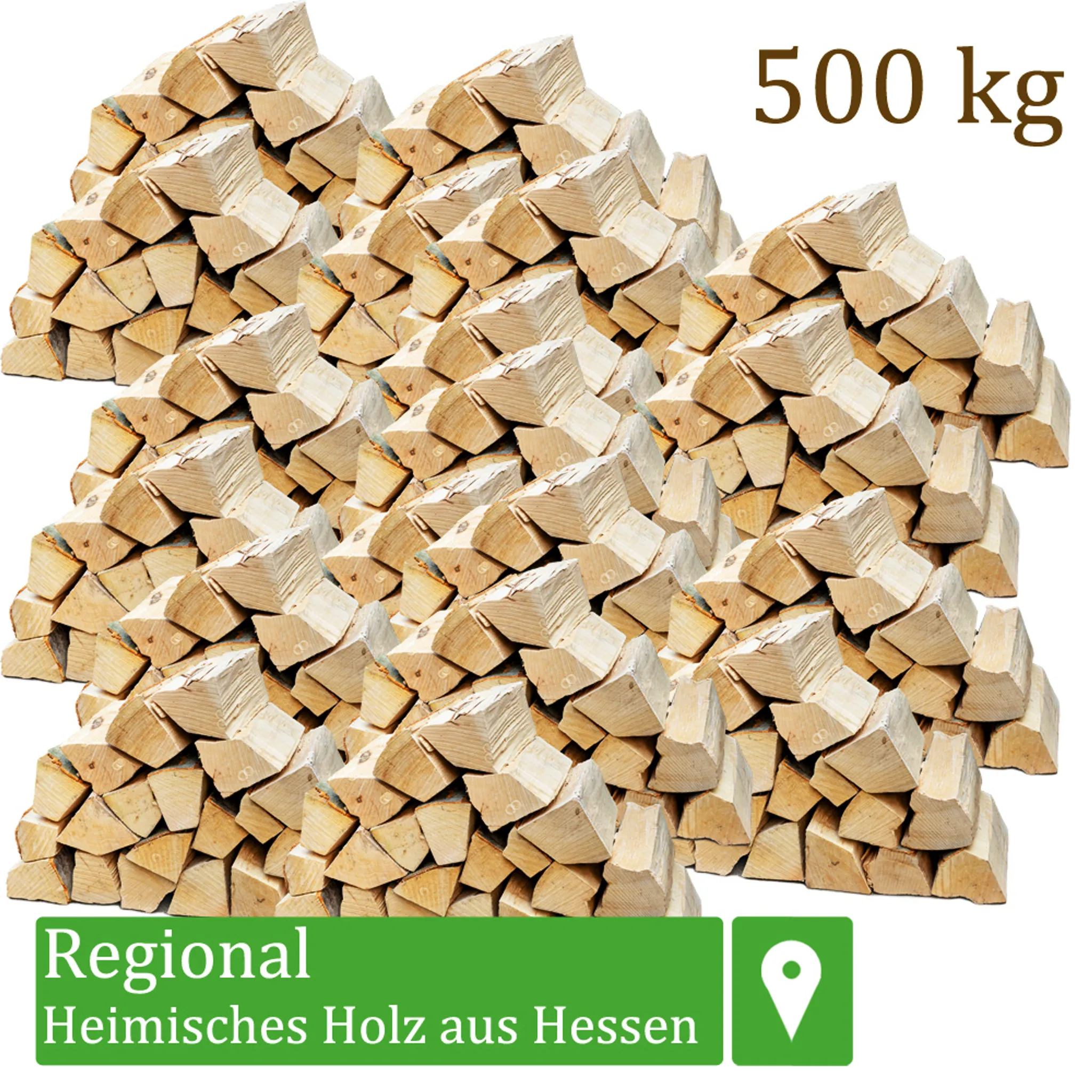 Brennholz Kaminholz Holz 500 kg