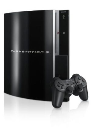 PS3 - Konsole FAT 80GB #schwarz + 10 Spiele + 2 Original Controller (gebraucht) USK18