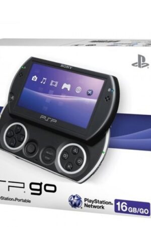 PSP - Konsole PSP GO #Piano Black / schwarz + Netzteil (mit OVP) (gebraucht)