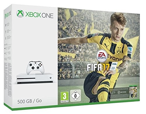 Xbox One - Konsole Slim 500GB + FIFA 17 (DE Version) (mit OVP) (sehr guter Zustand) (gebraucht)