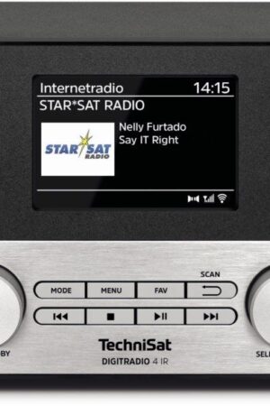 TechniSat DIGITRADIO 4 IR DAB+, UKW, Bluetooth schwarz