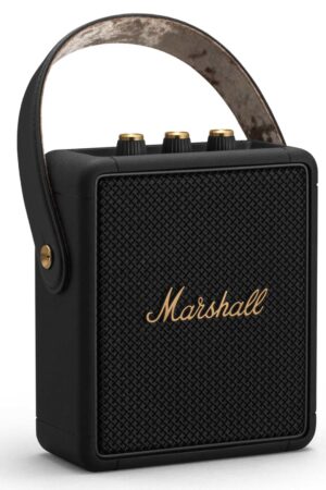 Marshall Stockwell II Tragbarer Bluetooth Lautsprecher Black & Brass