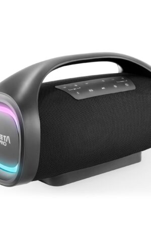 Vieta Pro #THUNDER tragbarer Bluetooth Lautsprecher, Schwarz