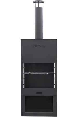 Westmann Grill und Gartenkamin Schwarz