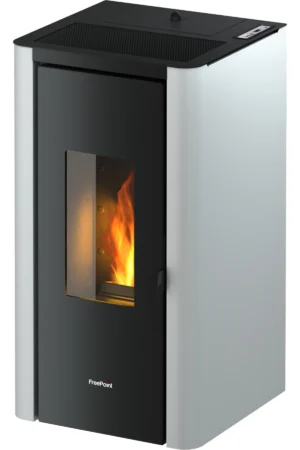 FreePoint Pelletofen Indigo Evo 2,5 - 7 kW Weiß