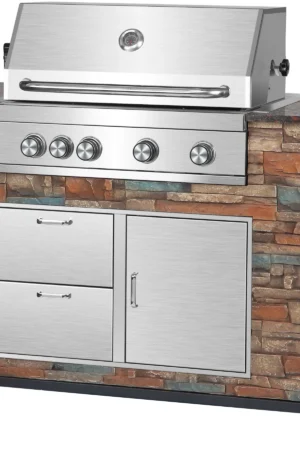 El Fuego Gasgrillküche AY 3000 Built-In ca.147 cm x 130 cm x 68 cm