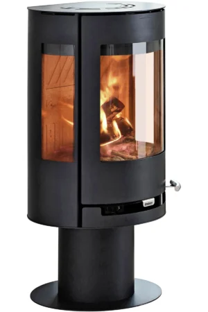 Aduro Kaminofen 9.3 mit Aduro Tronic Stahl Schwarz 6 kW EEK: A+