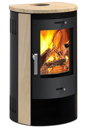 Accente Kaminofen Nyborg 3.0 Sandstein Schwarz 7,5 kW EEK: A