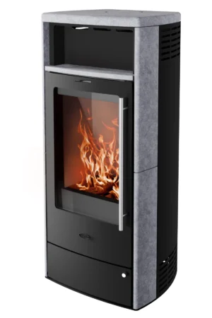 Fireplace Dauerbrand Kaminofen Torino Speckstein mit Automatik