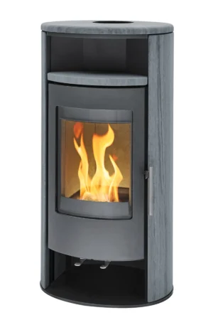H&M Germany Kamin-Ofen Basic 3.0 grau Speck-Stein