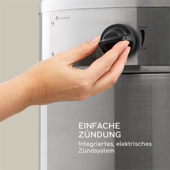 Goldflame Deluxe Terrassenheizstrahler – Gas-Heizstrahler – Bild 6