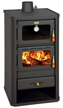 Kochen Kaminofen Holzofen mit Backofen Kamin Prity FM 12.1 kw